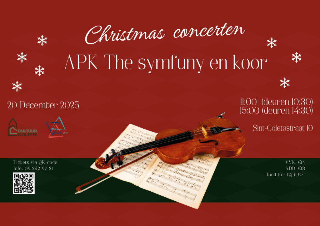 Red Green Elegant Minimal Christmas Concert Facebook Post (A4 (liggend)) (1)-1